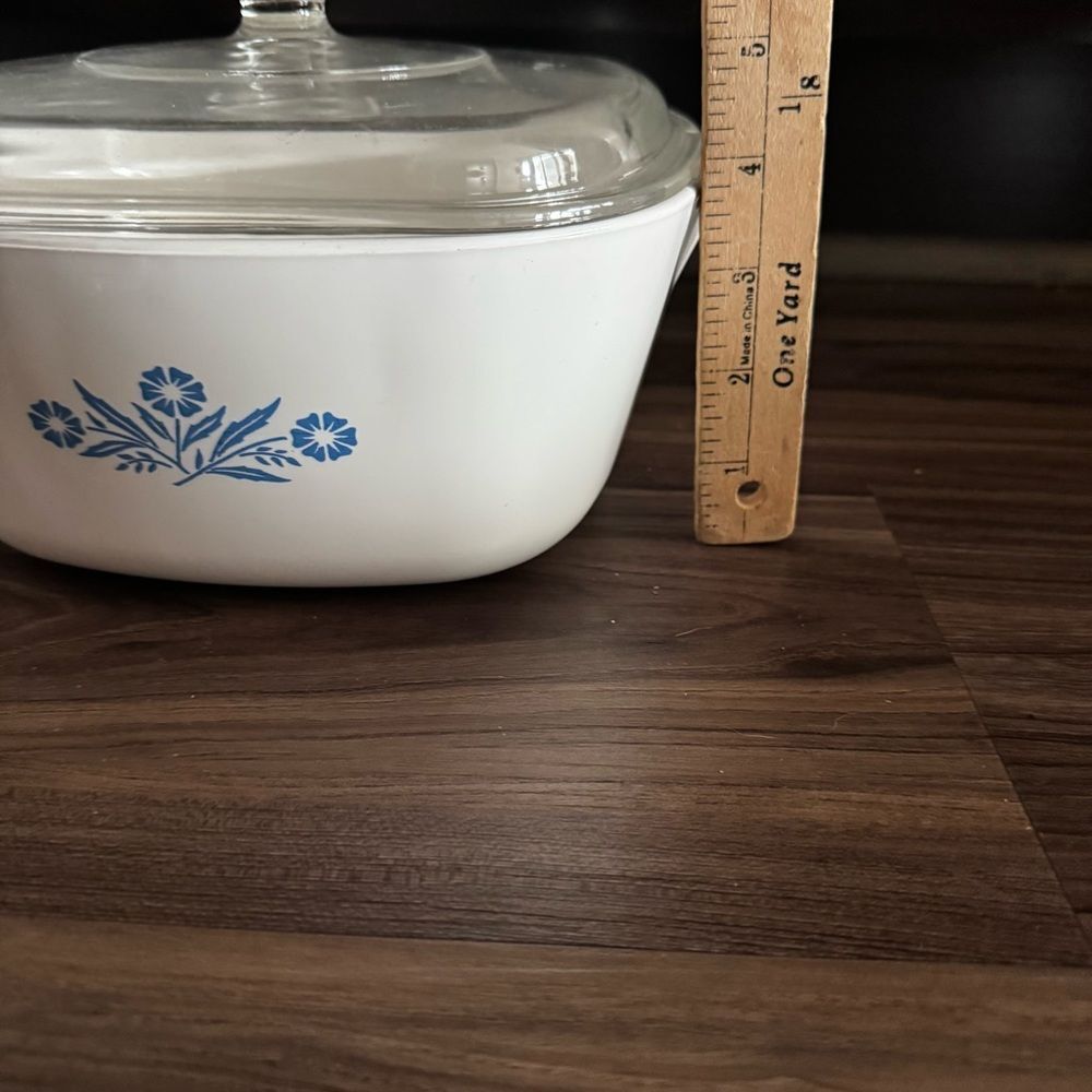 Vintage Corning Ware Cornflower Blue Baking & Cookware 8 Piece Set Lids & Handle - Picture 9 of 16